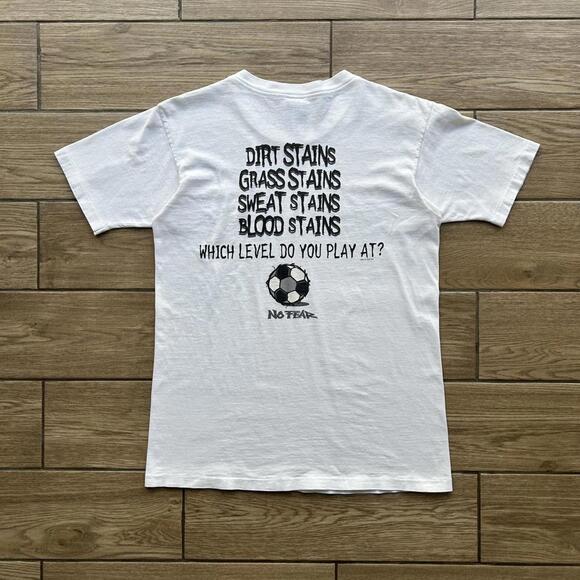Vintage 1996 No Fear Soccer T-Shirt - Picture 1 of 8